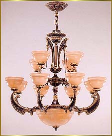 Alabaster Chandeliers Model: RL 1539-106